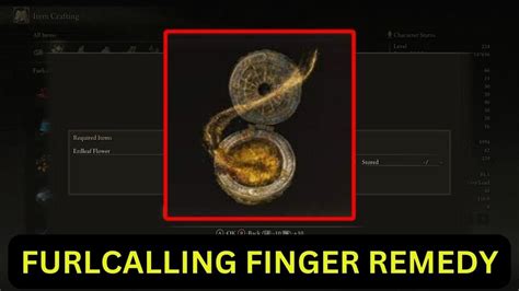 finger remedy elden ring|where to buy furlcalling finger remedy.